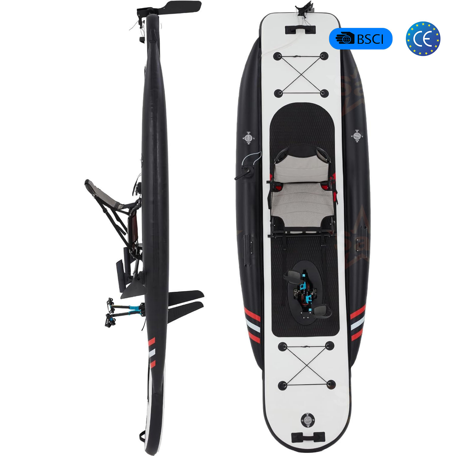 كاياك قابل للنفخ عالي الجودة ب - مراجعة Fishing Kayak Inflatable وسعره