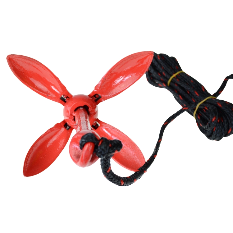 مجموعة مراسي حمراء قابلة للطي  - مراجعة Fishing Kayak Anchor وسعره