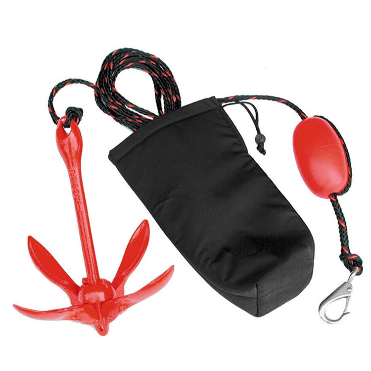 مجموعة مراسي حمراء قابلة للطي  - مراجعة Fishing Kayak Anchor وسعره